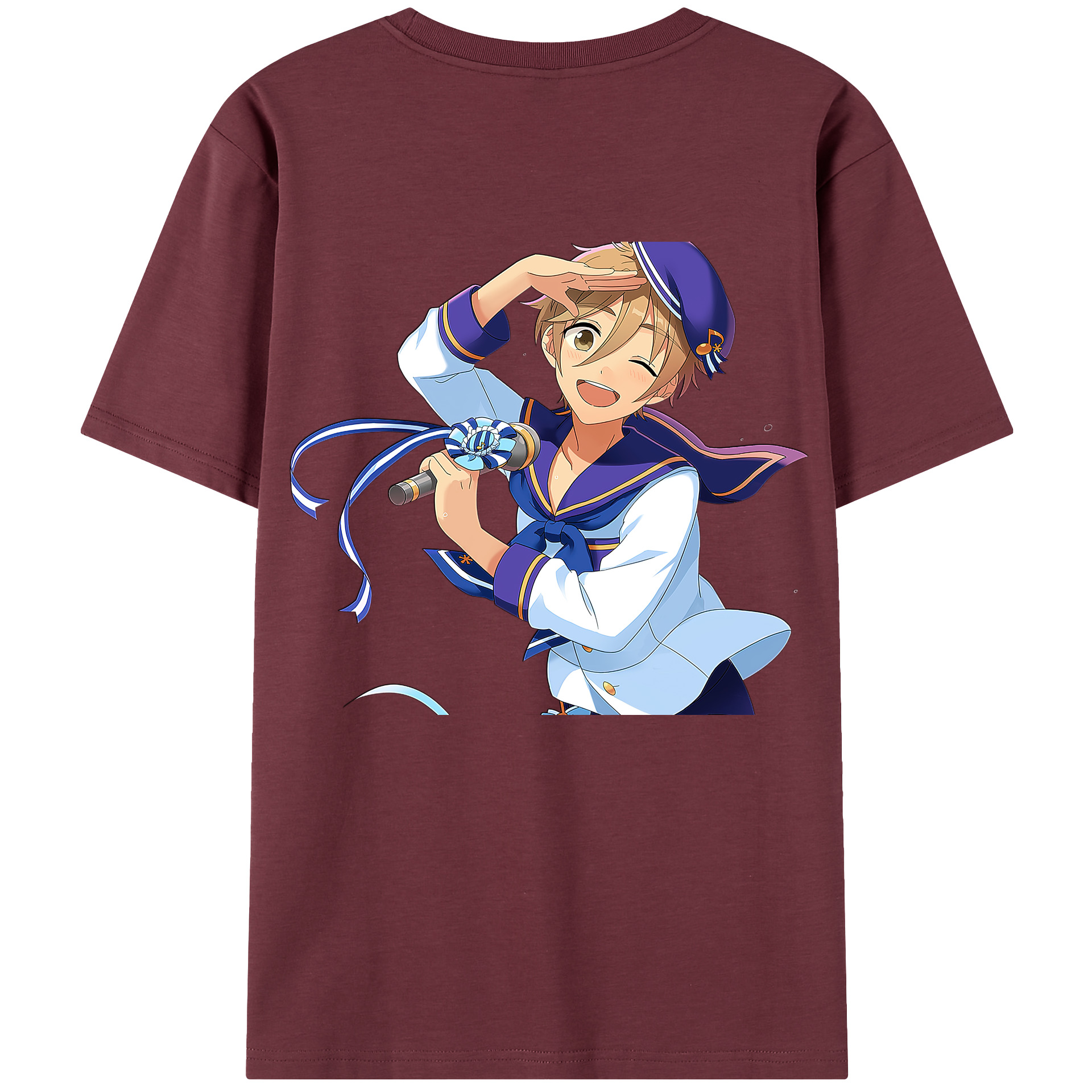 （画像用） あんさんぶるスターズ! Ensemble Stars 綿100％半袖Tシャツ（背面プリント）